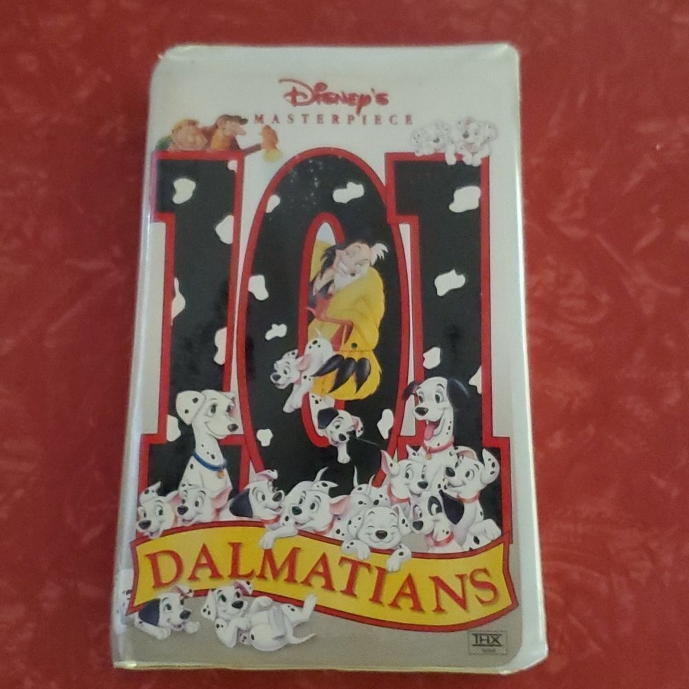 1999 Walt Disney Masterpiece 101 Dalmatians VHS Tape
